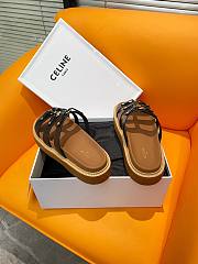 Fortok Celine Arc de Triomphe Sandals Black - 3