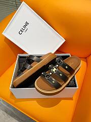 Fortok Celine Arc de Triomphe Sandals Black - 6