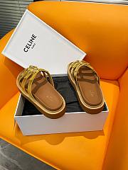 Fortok Celine Arc de Triomphe Sandals Gold - 3