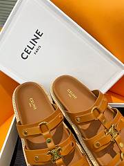 Fortok Celine Arc de Triomphe Sandals Brown - 5