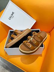 Fortok Celine Arc de Triomphe Sandals Brown - 2