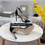 Fortok Tom Ford Embellished Croc-effect Leather Sandals Black - 3