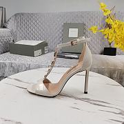 Fortok Tom Ford Embellished Croc-effect Leather Sandals White - 6
