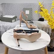 Fortok Tom Ford Embellished Croc-effect Leather Sandals Beige - 3