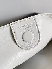 Fortok Bottega Veneta Sardine Alligator Leather Bag White 754657 36x24x3cm - 6