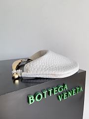 Fortok Bottega Veneta Sardine Alligator Leather Bag White 754657 36x24x3cm - 2