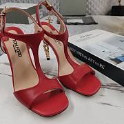 Fortok Tom Ford Galaxy Red Leather Sandals - 3