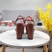 Fortok Dolce&Gabbana Calfskin Platform Sandals Brown - 3