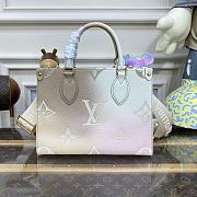 Fortok Louis Vuitton OnTheGo MM Tote Bag Sunset Khaki M20510 25x19x11.5cm - 4