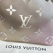 Fortok Louis Vuitton Neverfull MM Tote Bag Sunser Khaki M59859 31x28x14cm - 2