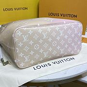 Fortok Louis Vuitton Neverfull MM Tote Bag Sunser Khaki M59859 31x28x14cm - 3