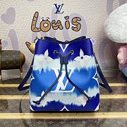 Fortok Louis Vuitton Neonoe MM Bag Blue M45126 26x17.5x26cm - 1