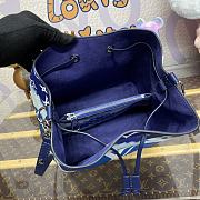 Fortok Louis Vuitton Neonoe MM Bag Blue M45126 26x17.5x26cm - 5