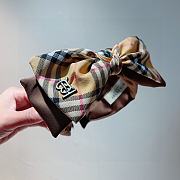 Fortok Burberry Bow Fabric Headband  - 3