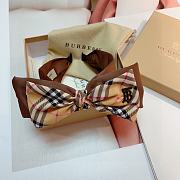 Fortok Burberry Bow Fabric Headband  - 2