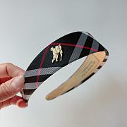 Fortok Burberrry Wide Headband Brown/Black - 6