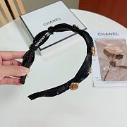 Fortok Chanel Camellia Headband Black/Beige - 4