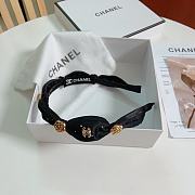 Fortok Chanel Camellia Headband Black/Beige - 3