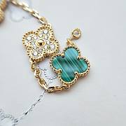 Fortok Van Cleef & Arpels Green Four-leaf Clover Bracelet - 4