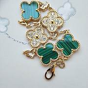 Fortok Van Cleef & Arpels Green Four-leaf Clover Bracelet - 3