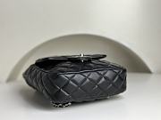Fortok Chanel Vintage Leather Chain Backpack Black P988801 17x29cm  - 6