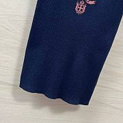 Fortok Prada Knitted Tank Top Dark Blue - 6
