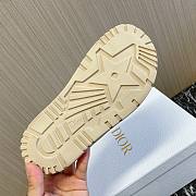 Fortok Dior Flat Sandals in White - 4