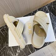 Fortok Dior Flat Sandals in Beige - 2