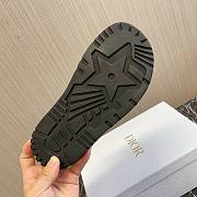 Fortok Dior Flat Sandals in Black - 5