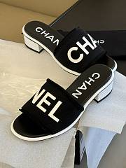 Fortok Chanel 24C Slippers Black - 3