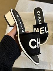 Fortok Chanel 24C Slippers Black - 5