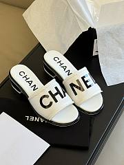 Fortok Chanel 24C Slippers White - 1