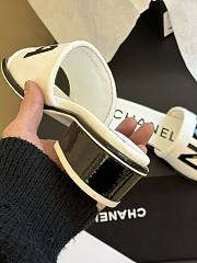 Fortok Chanel 24C Slippers White - 4