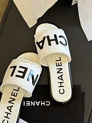 Fortok Chanel 24C Slippers White - 2
