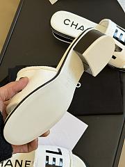 Fortok Chanel 24C Slippers White - 5