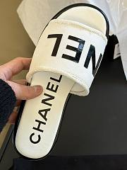 Fortok Chanel 24C Slippers White - 6