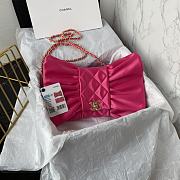 Fortok Chanel Bow Bag Pink 27x16x4cm - 1