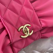 Fortok Chanel Bow Bag Pink 27x16x4cm - 5