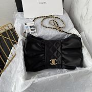 Fortok Chanel Bow Bag Black 27x16x4cm - 1