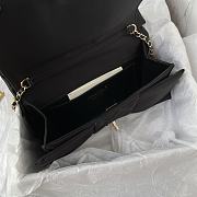 Fortok Chanel Bow Bag Black 27x16x4cm - 6