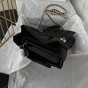 Fortok Chanel Bow Bag Black 27x16x4cm - 4