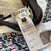 Fortok Chanel Multicolor Nylon and Spandex CC Swimsuit  - 3
