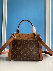 Fortok Louis Vuitton Dauphine Capitale Monogram Reverse Canvas Bag M46751 17.5x17.5x9cm - 5