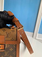 Fortok Louis Vuitton Dauphine Capitale Monogram Reverse Canvas Bag M46751 17.5x17.5x9cm - 6