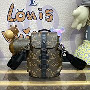 Fortok Louis Vuitton Nano Christopher Backpack Brown M82769 14x19x6cm - 1