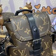 Fortok Louis Vuitton Nano Christopher Backpack Brown M82769 14x19x6cm - 2