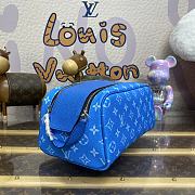 Fortok Louis Vuitton Dopp Kit Bag Blue M31037 28x15x16.5cm - 4