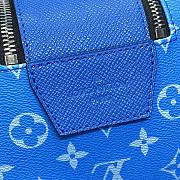 Fortok Louis Vuitton Dopp Kit Bag Blue M31037 28x15x16.5cm - 3