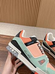 Fortok Louis Vuitton Trainers Orange Sneakers  - 5