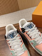 Fortok Louis Vuitton Trainers Orange Sneakers  - 3